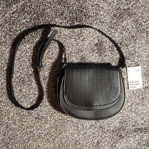 h&m black gold bag